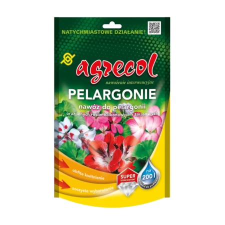Agrecol PELARGONIE nawóz do pelargonii 0,2 kg – opakowanie