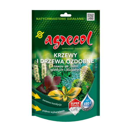Agrecol KRZEWY I DRZEWA OZDOBNE nawóz do roślin iglastych i liściastych 0,35 kg – opakowanie