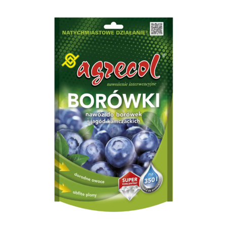 Agrecol BORÓWKA i jagoda kamczacka nawóz do borówek 0,35 kg – opakowanie