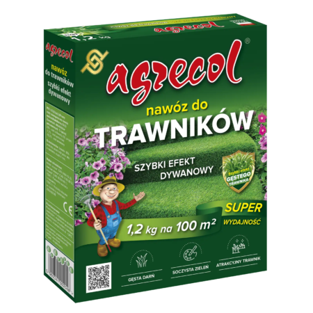 Agrecol nawóz do trawników szybki efekt dywanowy 1,2 kg – opakowanie