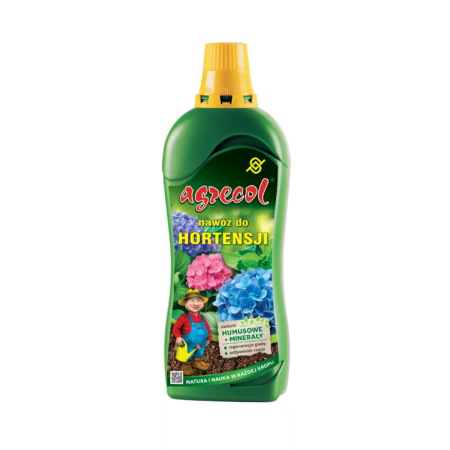 Agrecol – nawóz organiczno-mineralny do hortensji 0,75 l – opakowanie
