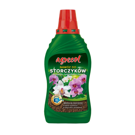 Agrecol – nawóz mineralny do storczyków 0,5 l – przód opakowania
